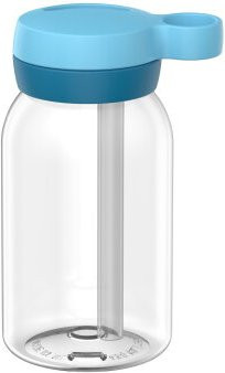 Mepal Campus Trinkflasche mit Trinkhalm, Farbe: Blue, 450 ml - Bild 1