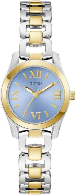 Guess Damenuhr Veda, Quarz, Edelstahl, Blau, 28 mm - Bild 1