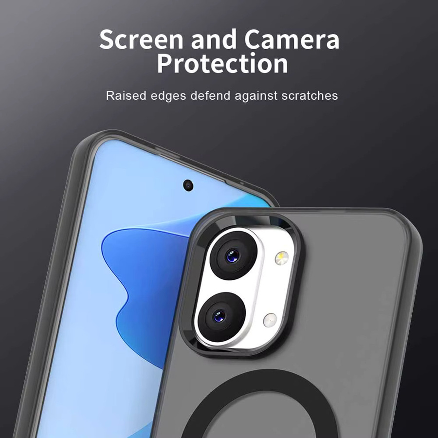 Magnetische transparente Handyhülle für Xiaomi Poco X8 X7 X6 X5 F7 F6 M8 M7 M6 Pro White - Bild 5