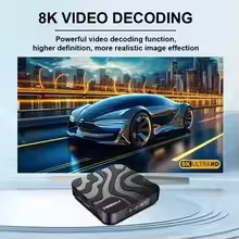 T95 Max Smart TV Box Android 16 Globale Version mit Allwinner H618 Quad-Core Prozessor, 6K Media Player, Dual WLAN 2,4G & 5G und Google Sprachassistent, Schwarz - Bild 2