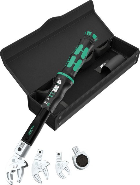 Wera 9558 Drehmoment-Set für Rohrleitungsverschraubungen, 5-tlg., 3/8 Zoll, 10-50 Nm, multicolour - Bild 1