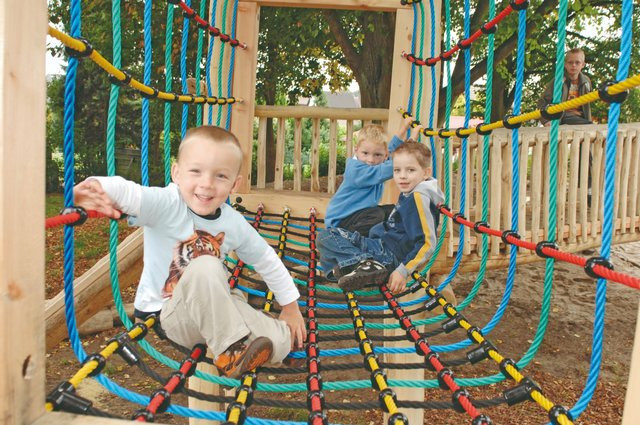 Intergard Netzbrücke Hängebrücke 200cm Bunt / Mehrfarbig - Bild 1