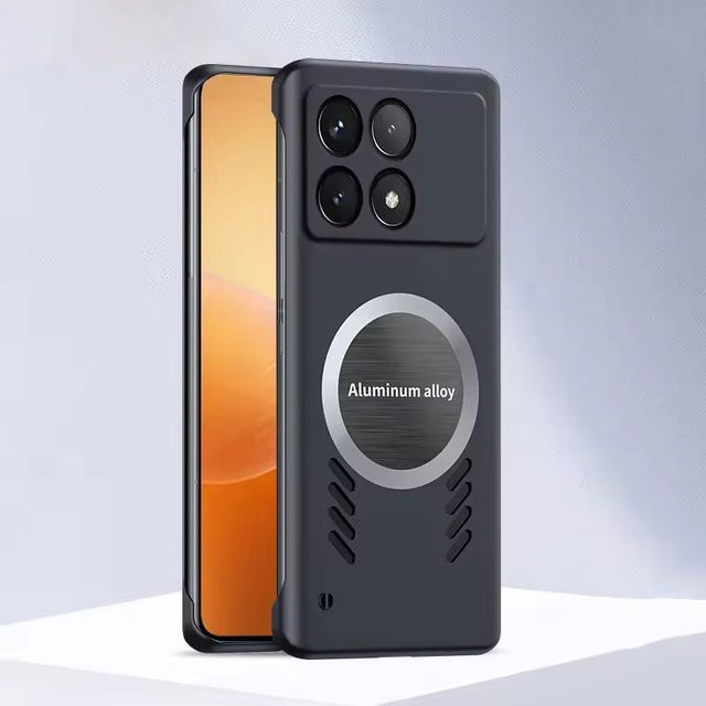 Magnetische Handyhülle mit Graphene Wärmeableitung für Xiaomi 17 15 15T 14 14T 13 13T 12 11 10 Pro Max Lite Ultra in Schwarz - Bild 1