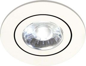 Brumberg LED-Einbauleuchte rund in Weiß mit warmweißem Licht 6W IP20 - Bild 1