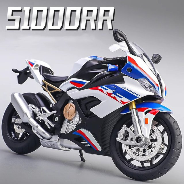 Kawazaki NINJA H2R Modell Motorrad, 1:12, Metall, mit Licht und Sound - Bild 1