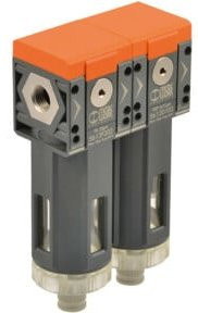 Riegler Filter und Ölfilter SYNTESI in Orange, BG 1, G 1/8, 5 µm + 0,01 µm - Bild 1
