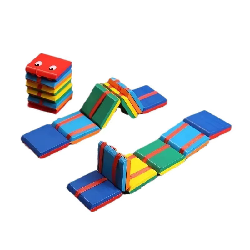 Meade Holzschlange, Jacobs Leiter, Puzzle Spielzeug - Bild 2