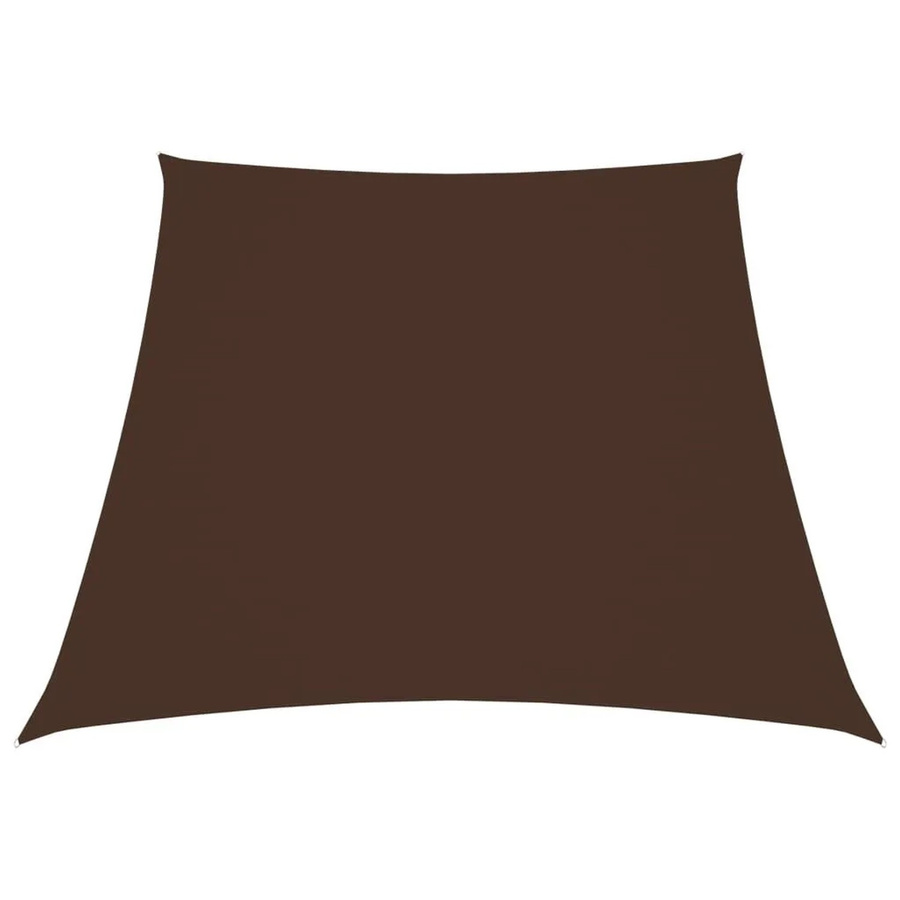 vidaXL Sonnensegel aus Oxford-Gewebe in Trapezform, Farbe Braun, B/T: 3 x 2 m - Bild 2
