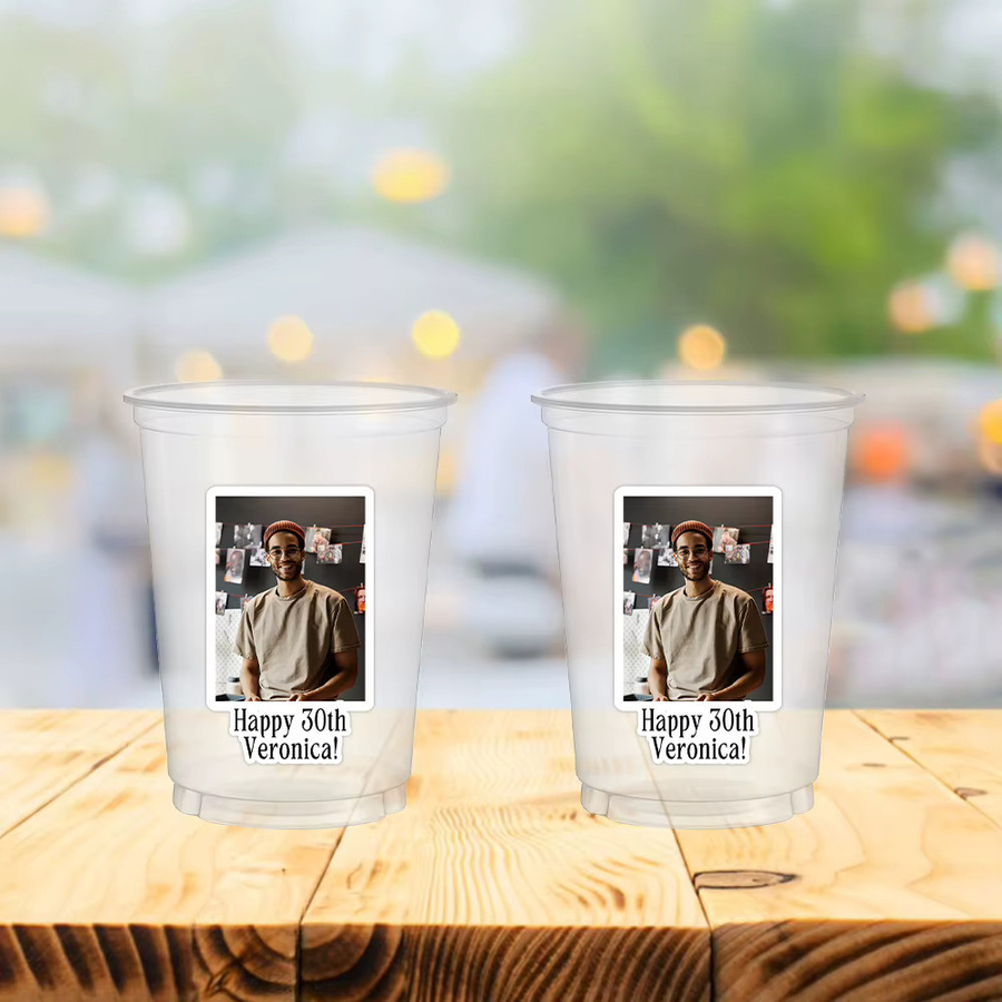 20 Stück personalisierte Vintage Foto Namensaufkleber für deine Geburtstagsparty im 80er und 90er Stil von joy-enlife, mehrfarbig - Bild 4
