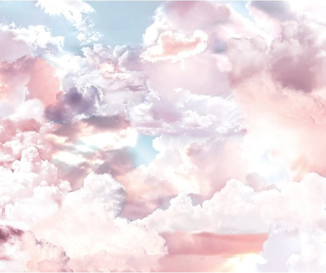 Komar Fototapete Vlies Clouds Multicolor B: 300 cm, H: 250 cm - Bild 1
