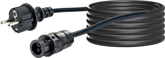 Schwaiger Anschlusskabel Betteri für Wechselrichter mit Haushaltsstecker Typ F, schwarz, 10 m - Bild 1