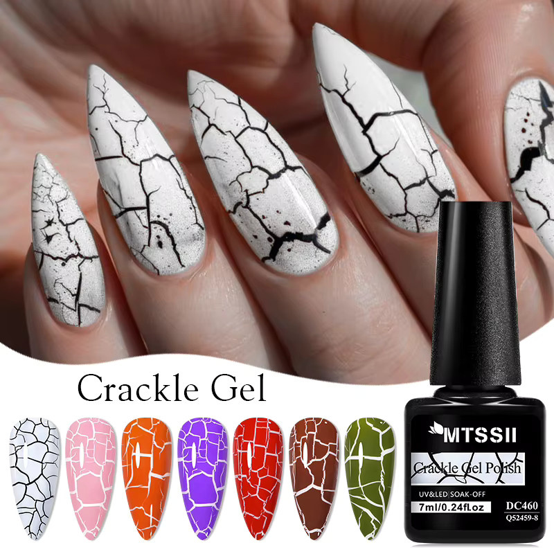 Mtssii Crackle Polish Nail Gel Lack, 7 ml - Bild 2
