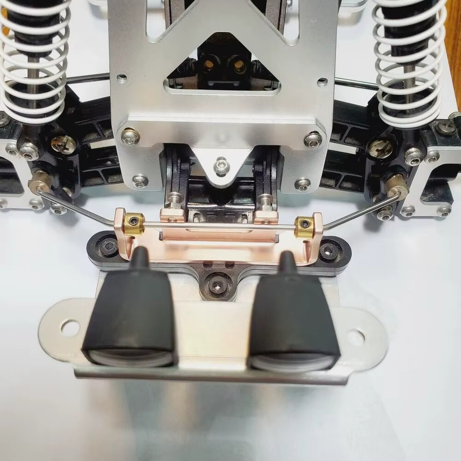 Tamiya Aluminium RC Vorderer Stabilisator-Satz, Schwarz, Metall - Bild 3