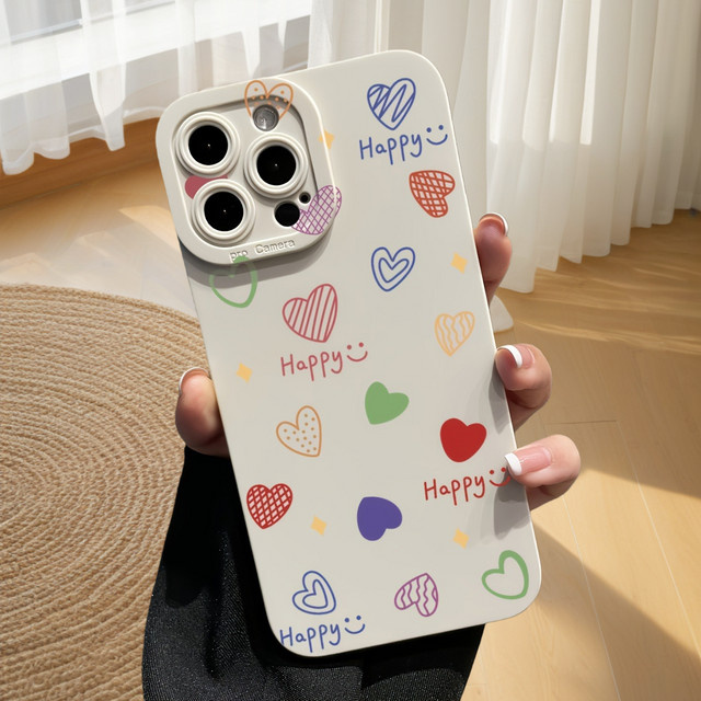 Handyhülle mit Engelsauge-Muster für Apple iPhone 17, 16, 15 Serien in Beige und Multicolour mit Anti-Sturz-Schutz - Bild 1