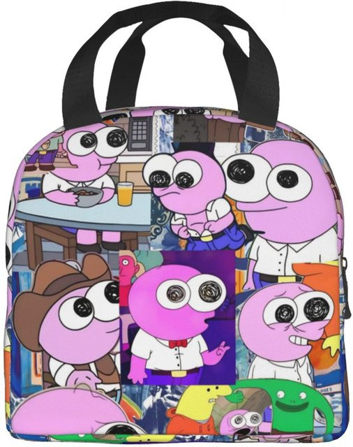 Bento Box Thermokühlbox Lachende Freunde Pim Und Charlie Merch von Fancy Style Studio, Mehrfarbig - Bild 1
