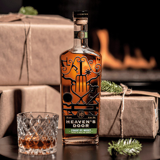 Heaven's Door Straight Rye Whiskey, Zigarrenfass, 0,7 l - Bild 1