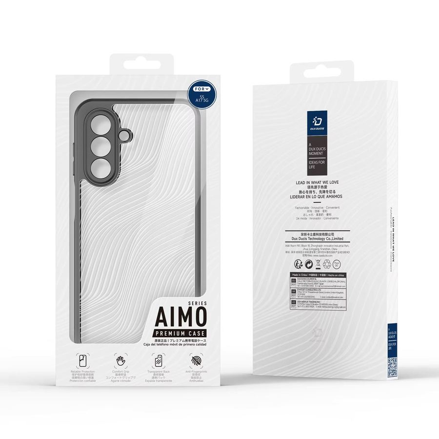 DUX DUCIS stoßfeste Handyhülle für Samsung Galaxy A07 4G A17 A27 A37 A57 5G F17 transparent mit fließenden Linien - Bild 6