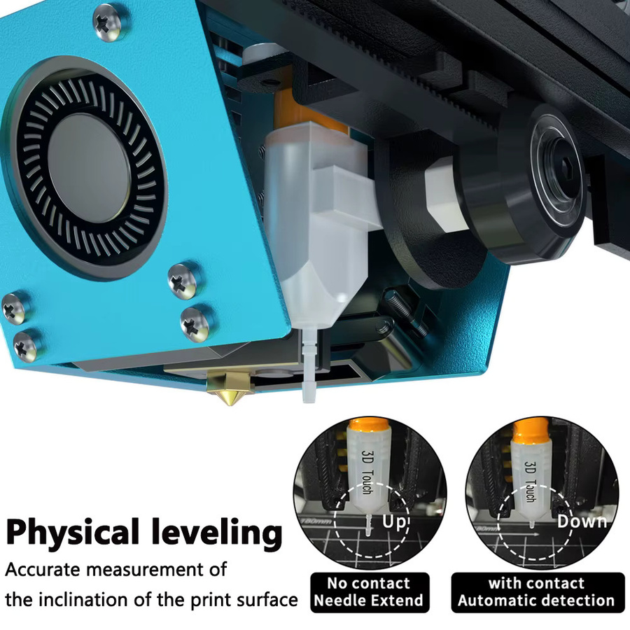 T-Trees 3D-Touch-Sensor BLTouch Auto-Bett-Nivellierungssensor für Ender 3 Pro und MK8 i3 zur Verbesserung der Druckpräzision - Bild 3