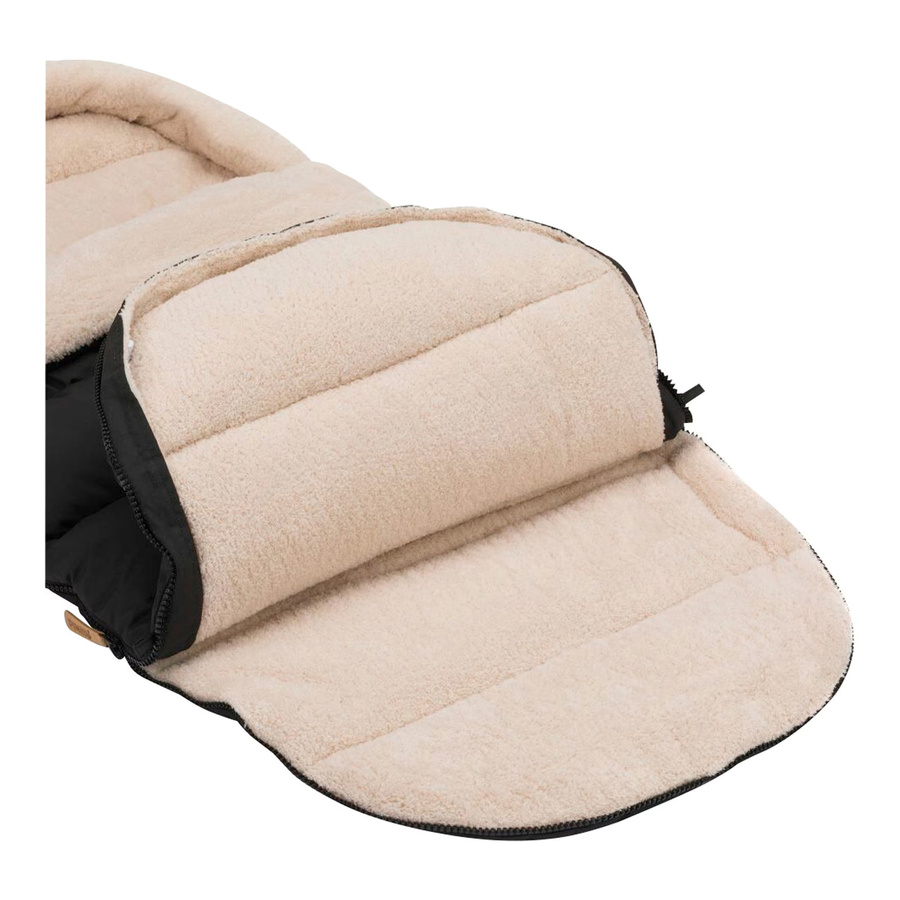 Fillikid Winterfußsack Atlas Teddy in Schwarz - Bild 1
