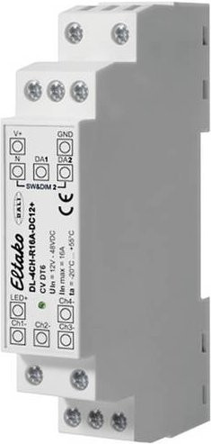 Eltako LED-Dimmer für DIN-Schiene in Grau - Bild 1