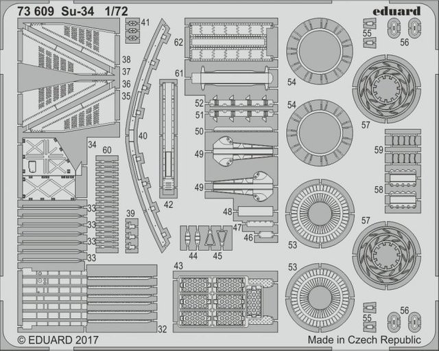 Trumpeter Russian Su-34 Fullback Fighter-Bomber, Modell, 1:72 - Bild 1
