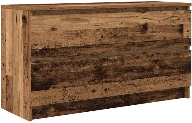vidaXL TV-Schrank in Altholz-Optik, braun, B/T/H: 100 x 35 x 54 cm - Bild 1