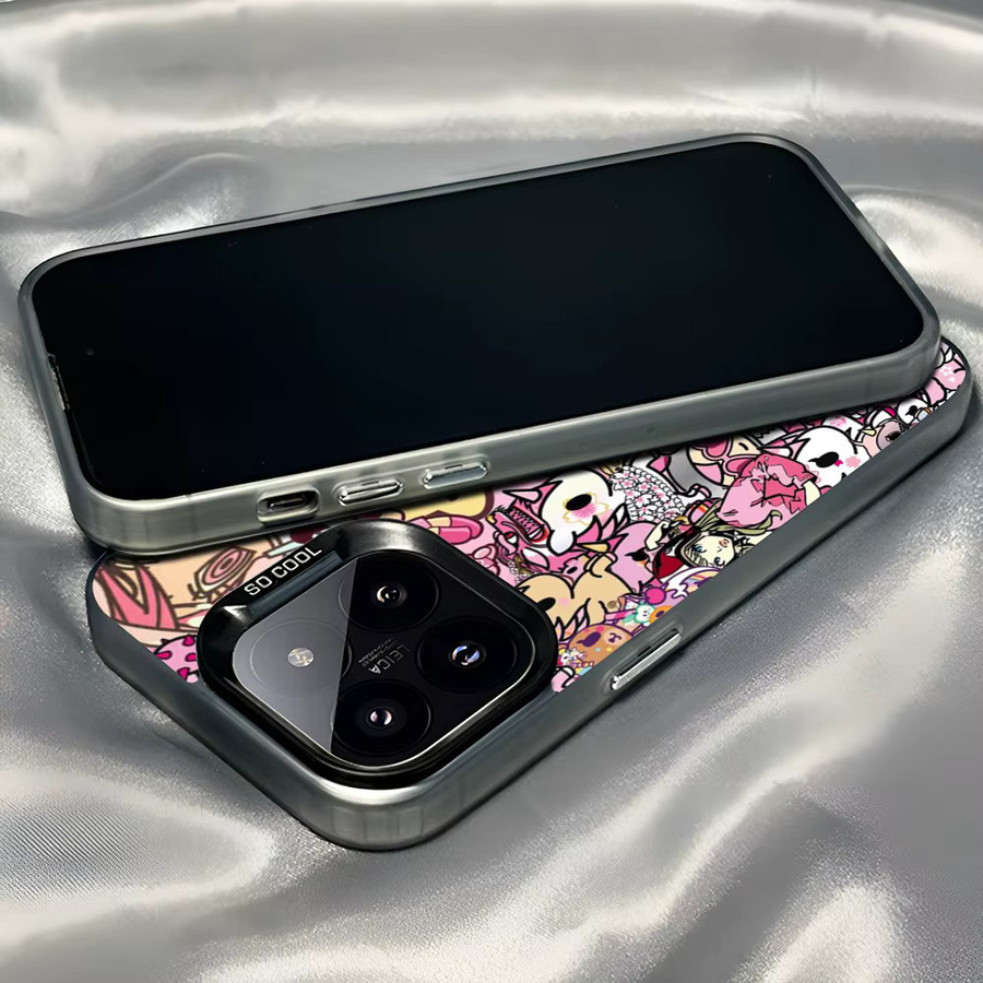 Tokidoki Handyhülle mit Cartoon-Design für iPhone 11 bis iPhone 17 Pro Max, sturzsichere matte Abdeckung, multicolor - Bild 3