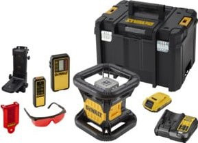 DeWalt 18 V Vollautomatischer Rotationslaser Gelb mit Akku - Bild 1