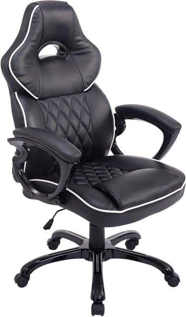 TPFLiving Bürostuhl Bigo 180 aus Kunstleder in Beige/Creme - Bild 1
