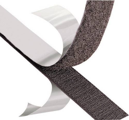 3M SJ 3527N Klettband Flauschteil zum Aufkleben Schwarz B: 50 mm, L: 1000 mm - Bild 1