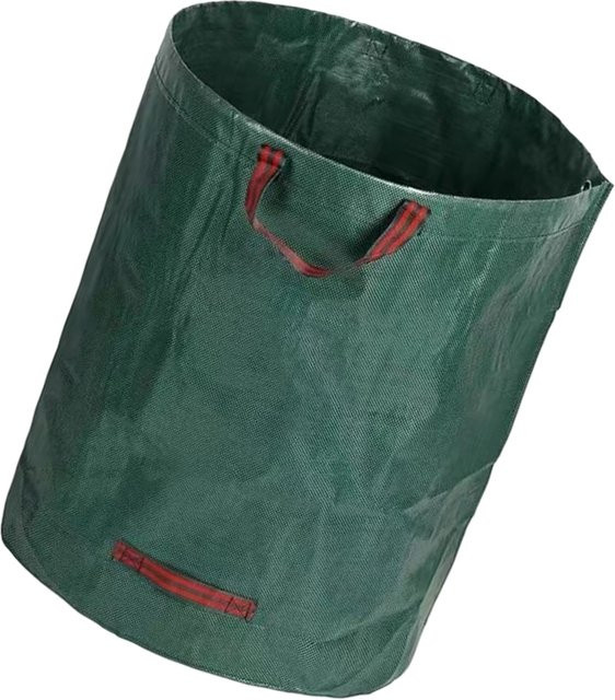 Shunmaii Garten-Müllbeutel 500L, faltbare und wiederverwendbare Blatt-Aufbewahrungstasche aus wasserdichtem PP für Rasen und Hof - Bild 1