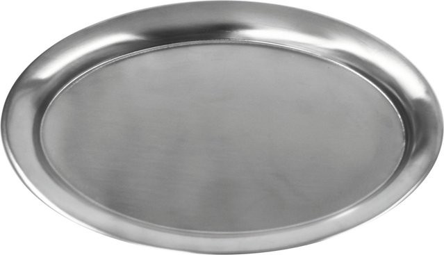 Schneider Serviertablett aus Edelstahl in Silber, oval, B: 20 cm, L: 14,5 cm - Bild 1