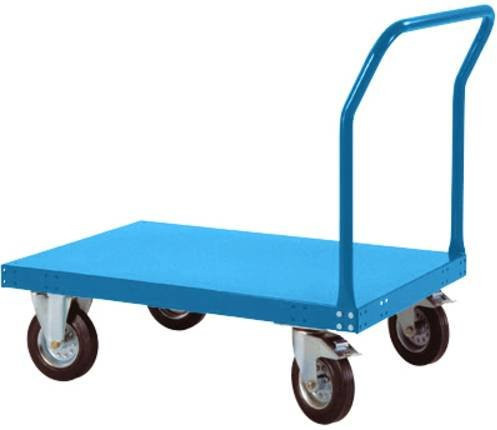 Manuflex Plattformwagen TP0161.5007 in Blau aus Stahl - Bild 1