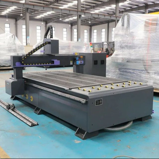 ACCTEK CNC Router für Holzbearbeitung mit 3 oder 4 Achsen zum Gravieren, Schnitzen und Schneiden, Farbe: Grau, Arbeitsbereich: 130 x 250 cm - Bild 1