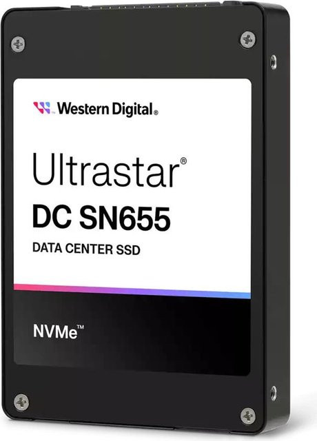 Western Digital Ultrastar DC SN655 WUS5EA138ESP7E3 SSD 3,84 TB intern U.3 PCIe 4,0 NVMe 2,5 Zoll Schwarz - Bild 1