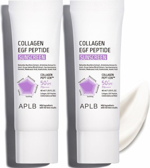 APLB Kollagen EGF Peptid Sonnenschutz Creme, 40 ml, LSF 50+ - Bild 1