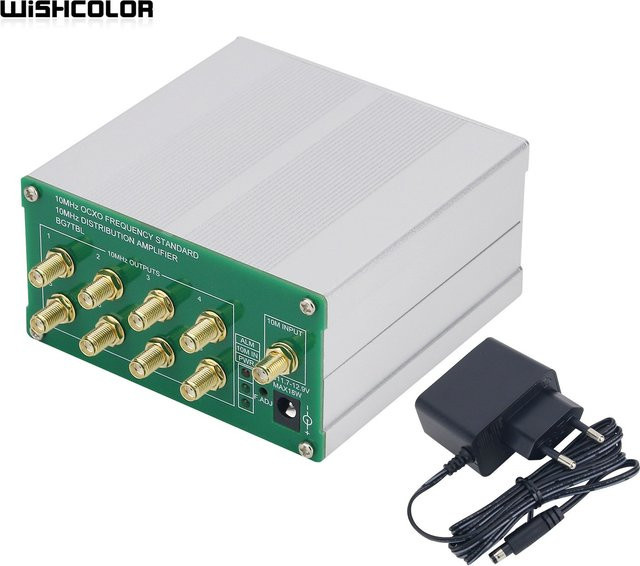 Wish color bg7tbl 8-Kanal Frequenzteiler und Ausgangsverteilungsverstärker 10MHz 0,1 Vpp-5Vpp in Silber - Bild 1