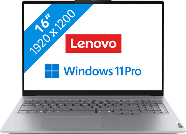 Lenovo ThinkBook 16 G8 IAL 21SK007KGE Laptop in Grau mit 16 Zoll Display, Intel Core Ultra 7, 32GB RAM und 1TB SSD - Bild 1