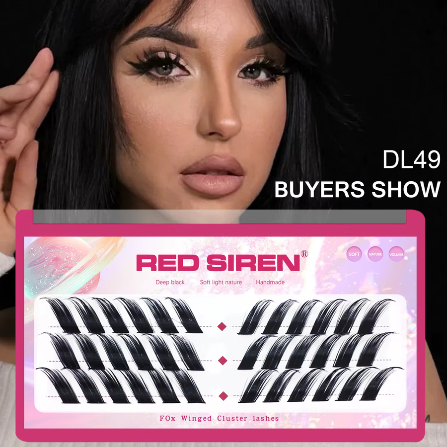 RED SIREN Fox Eye DIY Wimpern-Cluster, natürlich, Unisex - Bild 3