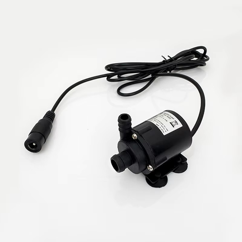 xmshxltd Mini Bürstenlose DC Tauchpumpe für Aquarium und Computer Wasserkühlung, Schwarz, 280L/H - Bild 3