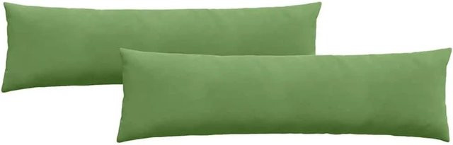 vidaXL Sofakissen 2er-Set aus Cordstoff in Hellgrün, B/H: 145 x 40 cm - Bild 1