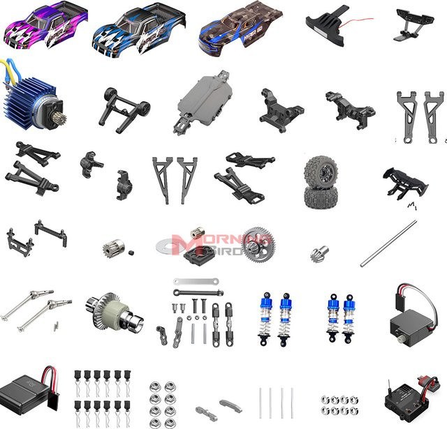 MJX Hyper Go RC Auto Upgrade-Teile, 1/16 Hochgeschwindigkeits-Brushless-Racing-Drift-Truck - Bild 1