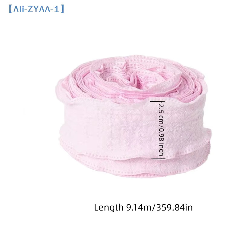 ZYAA Fischschwanz-Garnband aus Textil für Dekorationen und Geschenke, rot und mehrfarbig - Bild 3