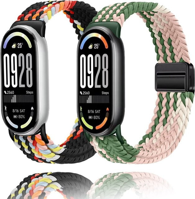 Xiaomi Uhrenarmband Nylon, geflochten, Magnetschnalle, Unisex, Bunt - Bild 1