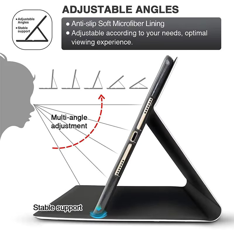 Schutzhülle für Apple iPad in Grau, passend für iPad 10,2 Zoll (7., 8., 9. Generation) sowie iPad Air und Mini Modelle - Bild 2