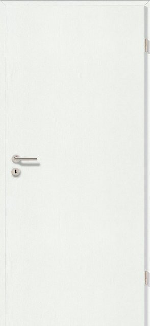 GetaDoor Zimmertür CPL GL22R Weiß, Anschlag Rechts, B: 86 cm, H: 198,5 cm - Bild 1