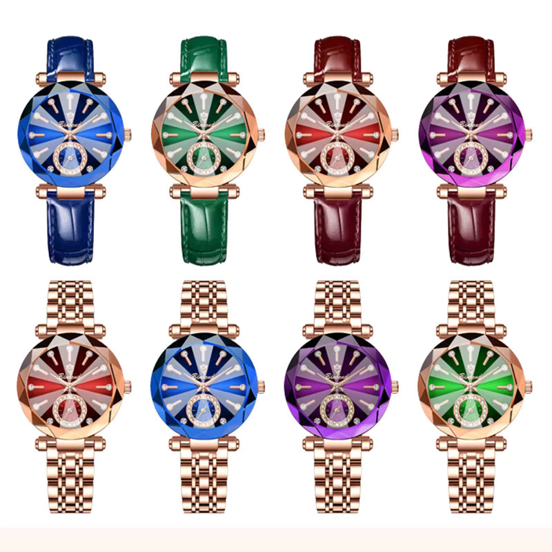 BINBOND Armbanduhr Edelstahl, Quarz, Roségold, Damen - Bild 4