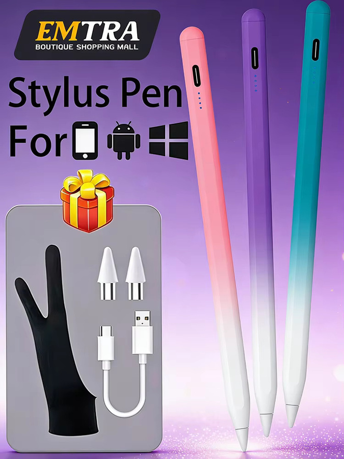 EMTRA Universal Stylus Pen für Android und Windows Tablets kompatibel mit kapazitiven Displays für Samsung, Huawei und Xiaomi - Bild 7
