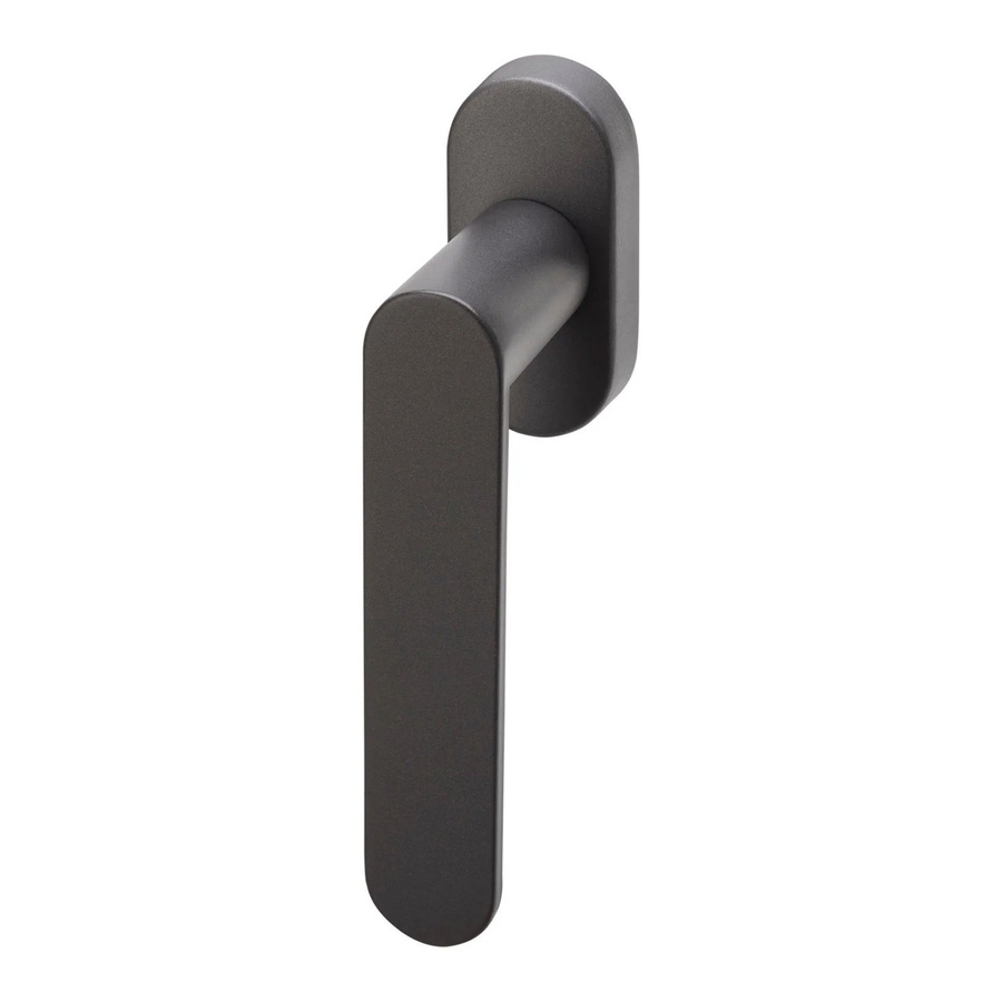 SO-TECH Fenstergriff SAM aus Aluminium in Anthrazit inklusive Befestigungsmaterial - Bild 2