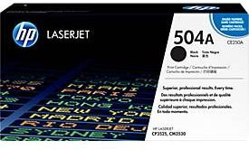 Original HP Toner 504A CE250A Schwarz für Laserdrucker - Bild 2